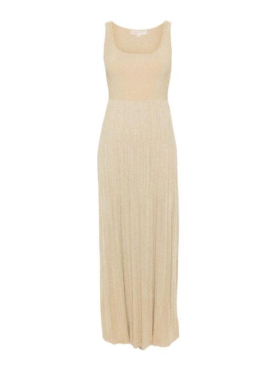 24FW 마이클 코어스 롱 원피스 MR4822IAFB710 Gold