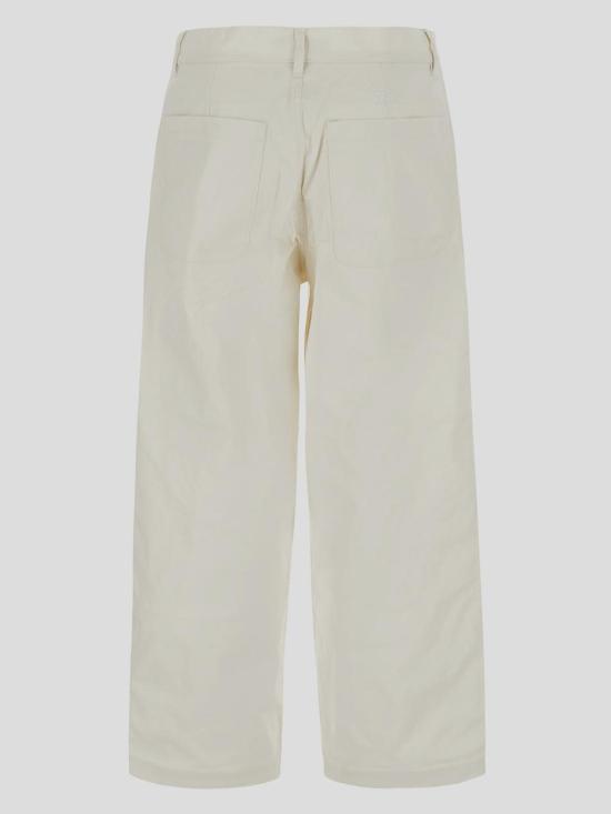  메종키츠네 스트레이트 팬츠 KW01196WW0073P704 White - MAISON KITSUNE