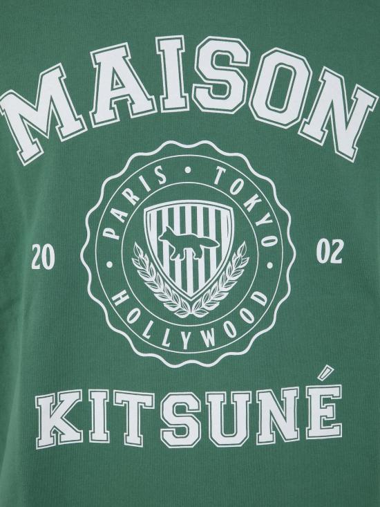  메종키츠네 반팔 티셔츠 KM00143KJ0105P376 Green - MAISON KITSUNE