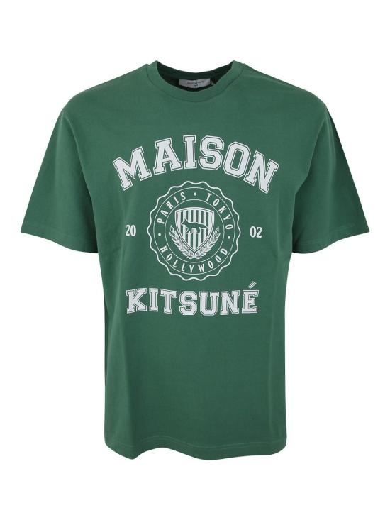  메종키츠네 반팔 티셔츠 KM00143KJ0105P376 Green