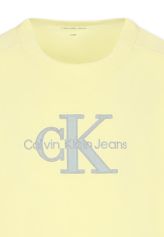 25SS [키즈] 캘빈클라인 티셔츠 25S CKIB0IB02452J IB0IB02452 ZA6 YELLOW - CALVIN KLEIN