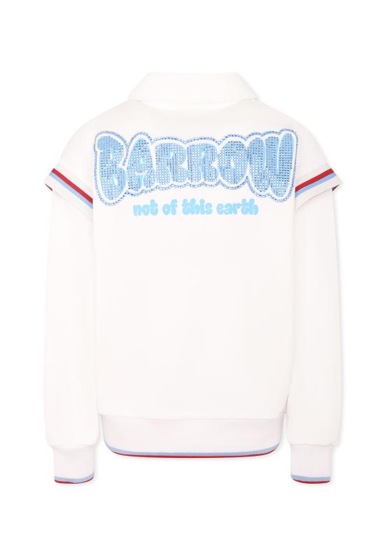 25SS [키즈] 바로우 봄버 자켓 S5BKJGBO135 002 WHITE - BARROW