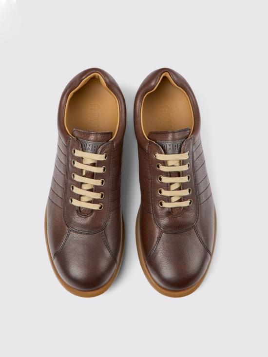 25FW 캠퍼 PELOTAS ARIEL 펠로타스 아리엘 가죽 스니커즈 16002 318 PELOTAS 0 Brown - CAMPER