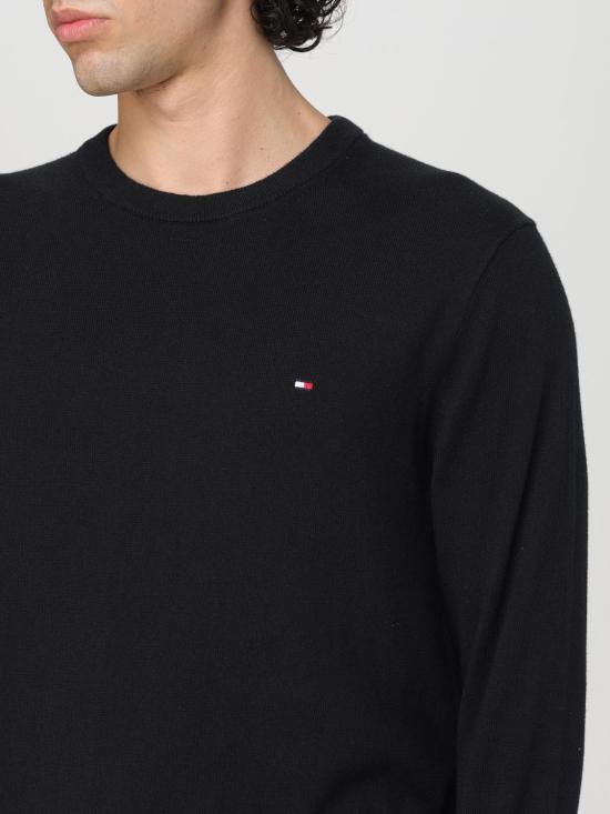  타미힐피거 긴팔 티셔츠 MW0MW28046BDS Black - TOMMY HILFIGER