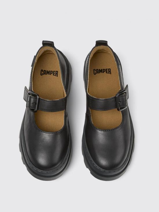 24FW [키즈] 캠퍼 레이스업 슈즈 K800641 001 BRUTUS 0 Black - CAMPER