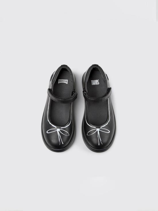 24FW [키즈] 캠퍼 레이스업 슈즈 K800549 004 TWINS 0 Black - CAMPER