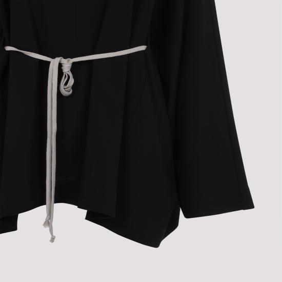 25SS 릭 오웬스 미디 원피스 RO01E7285WLP 09 BLACK - RICK OWENS