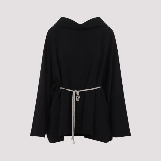 25SS 릭 오웬스 미디 원피스 RO01E7285WLP 09 BLACK - RICK OWENS
