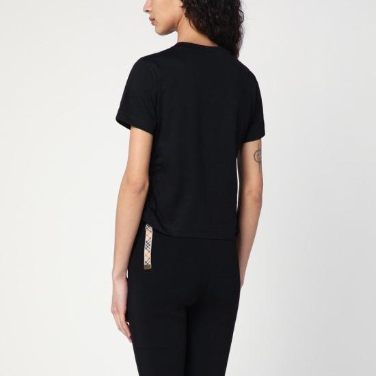 25SS 버버리 반팔 티셔츠 8109187163419 BLACK - BURBERRY