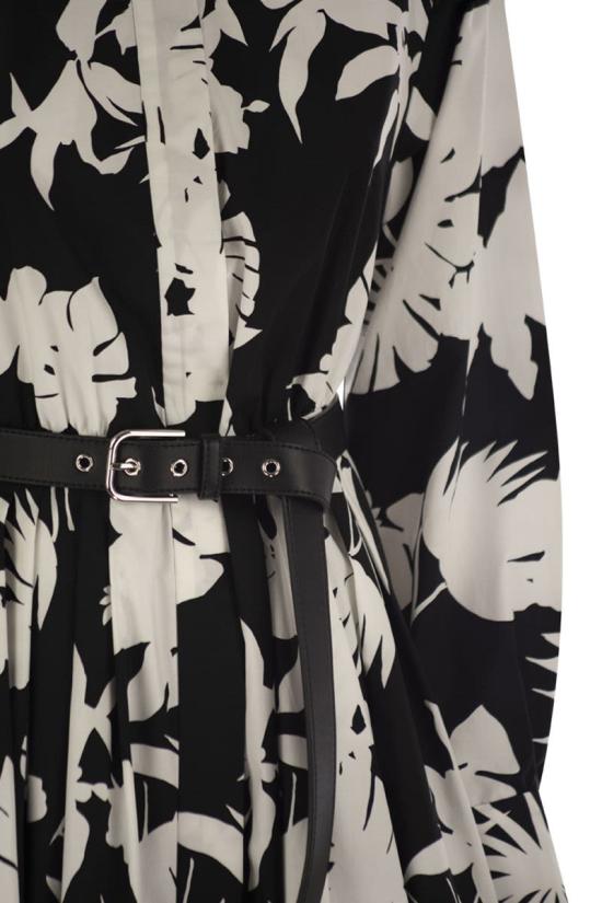 25SS 막스마라 미디 원피스 2516221122600 002 BLACK WHITE - MAX MARA