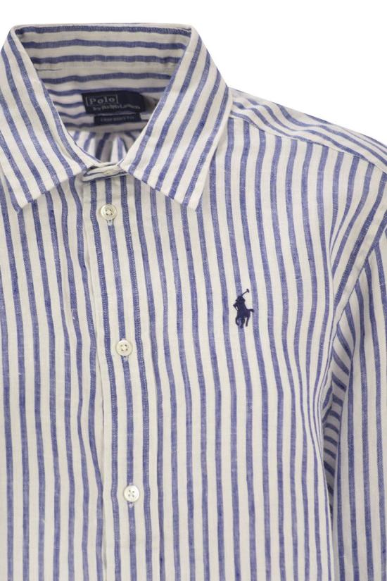 25SS 폴로 랄프로렌 블라우스 211935130 WHITE BLUE - POLO RALPH LAUREN