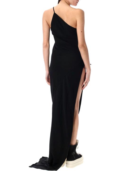 25SS 릭 오웬스 롱 원피스 25PDS01E3516RN 09 BLACK - RICK OWENS