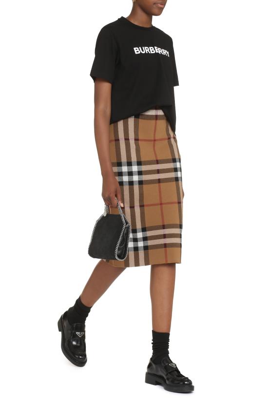  버버리 반팔 티셔츠 8055251130828 BLACK - BURBERRY