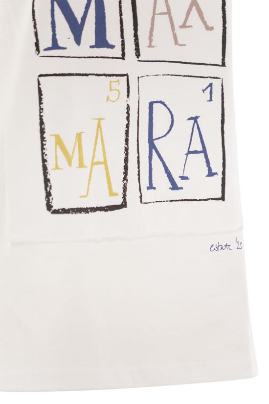 25SS 막스마라 반팔 티셔츠 2511941062600 017 WHITE - MAX MARA