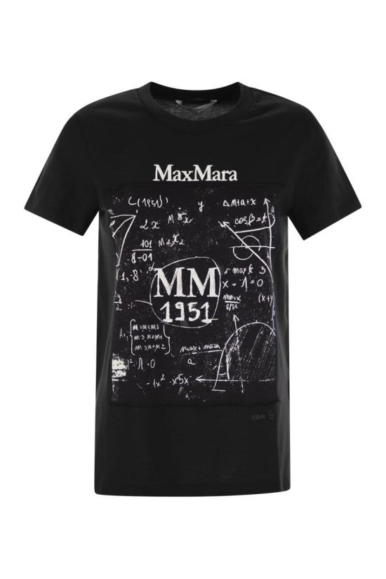 25SS 막스마라 반팔 티셔츠 2511941062600 020 BLACK