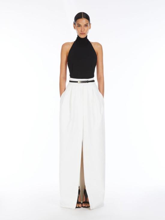 25SS 막스마라 미디 스커트 2511101343600001 WHITE - MAX MARA