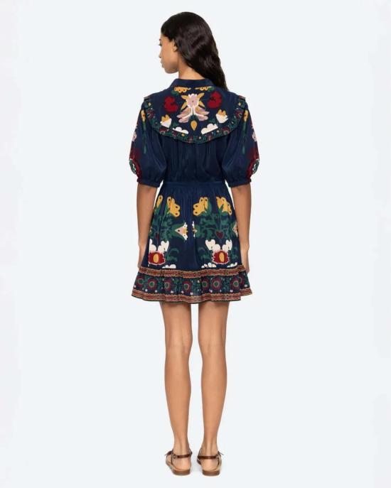  씨뉴욕 원피스 Sea Ny Cassia 드레스 네이비 - SEA NY