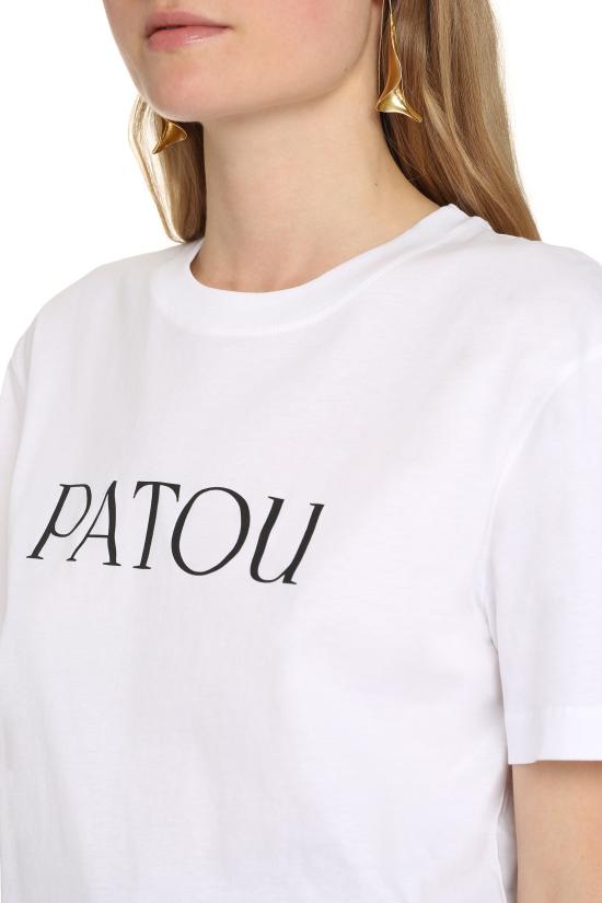 24FW 파투 반팔 티셔츠 JE0299999 001W White - PATOU