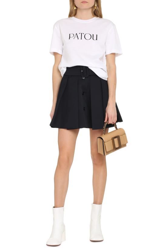 24FW 파투 반팔 티셔츠 JE0299999 001W White - PATOU