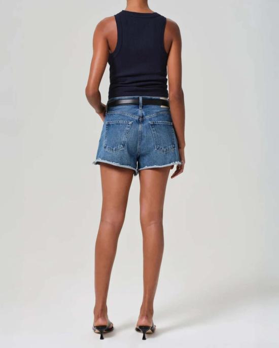  시티즌 오브 휴머니티 데님 숏팬츠 말로우 빈티지 숏 미디엄 워시 데님 - CITIZEN OF HUMANITY