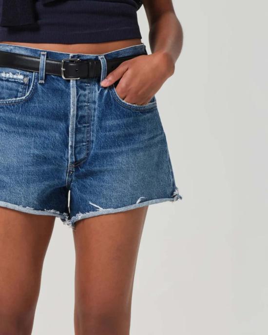  시티즌 오브 휴머니티 데님 숏팬츠 말로우 빈티지 숏 미디엄 워시 데님 - CITIZEN OF HUMANITY