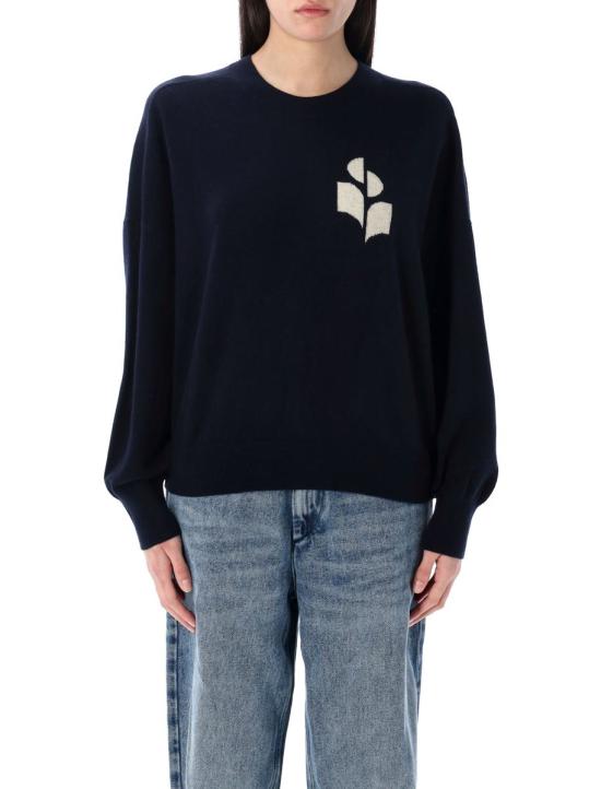 25SS 이자벨마랑에뚜왈 스웨터 25PPU0053FAA1X05E 30MI MIDNIGHT BLUE