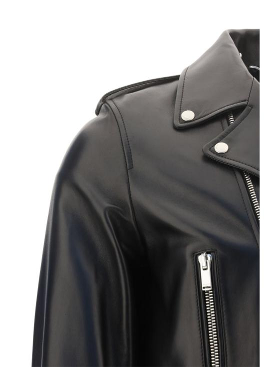  생로랑 램스킨 클래식 모터사이클 자켓 484284Y5YA2 1000 - SAINT LAURENT