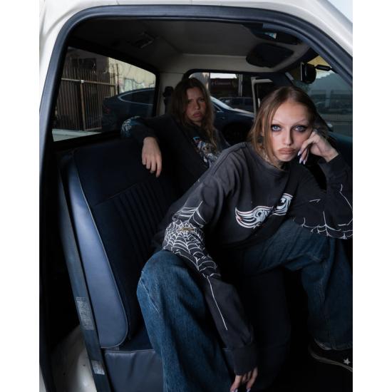 25SS 세인트 미카엘 긴팔 티셔츠 HR8C41BK BLACK - SAINT MXXXXXX