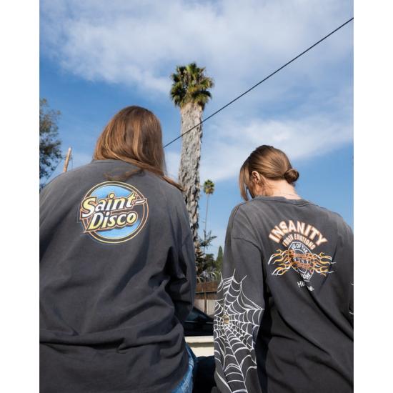 25SS 세인트 미카엘 긴팔 티셔츠 HR8C41BK BLACK - SAINT MXXXXXX