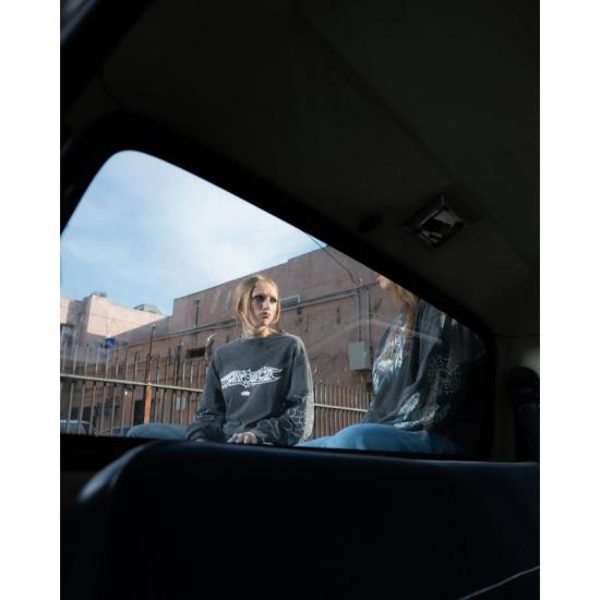 25SS 세인트 미카엘 긴팔 티셔츠 HR8C41BK BLACK - SAINT MXXXXXX