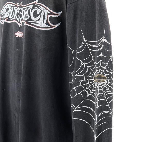 25SS 세인트 미카엘 긴팔 티셔츠 HR8C41BK BLACK - SAINT MXXXXXX