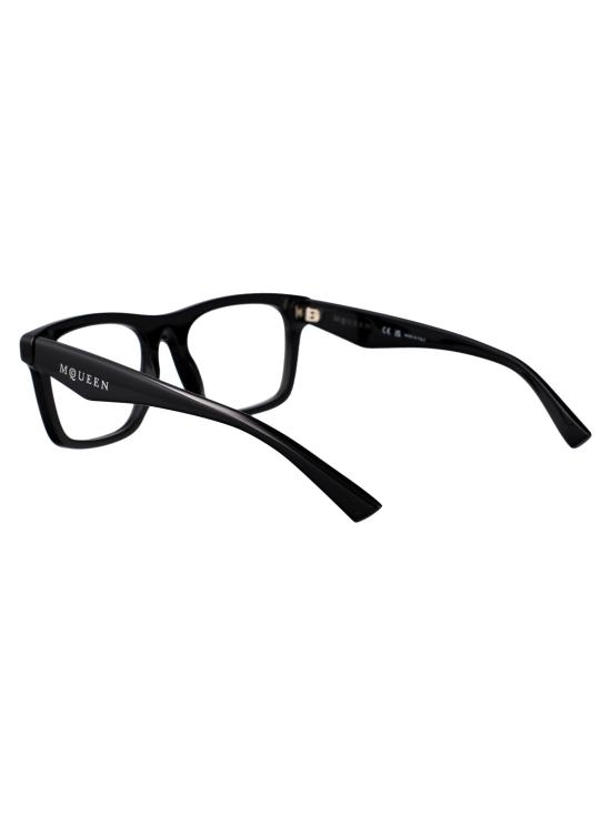 25FW 알렉산더 맥퀸 안경 AM0475O 001 black - ALEXANDER MCQUEEN