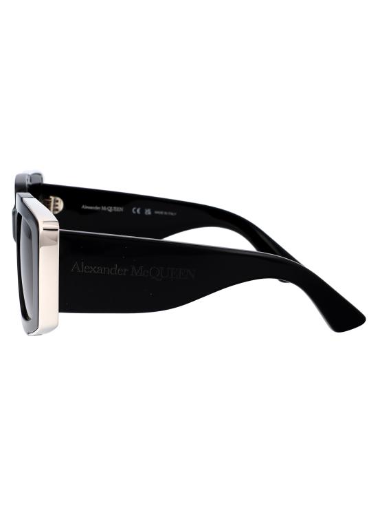 25FW 알렉산더 맥퀸 선글라스 AM0446S 001 black - ALEXANDER MCQUEEN