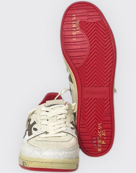 25SS 프리미아타 스니커즈 BSKTCLAY 6777 bianco - PREMIATA