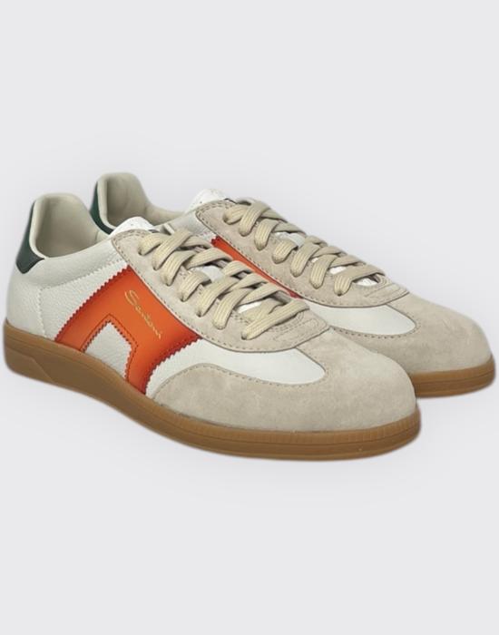 25SS 산토니 스니커즈 MBPL21965FARCNOC I70 bianco - SANTONI