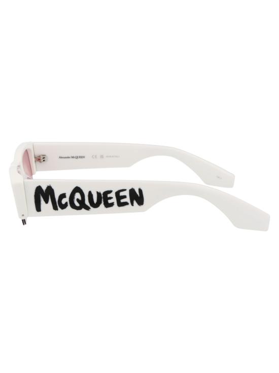25FW 알렉산더 맥퀸 선글라스 AM0404S 005 white - ALEXANDER MCQUEEN