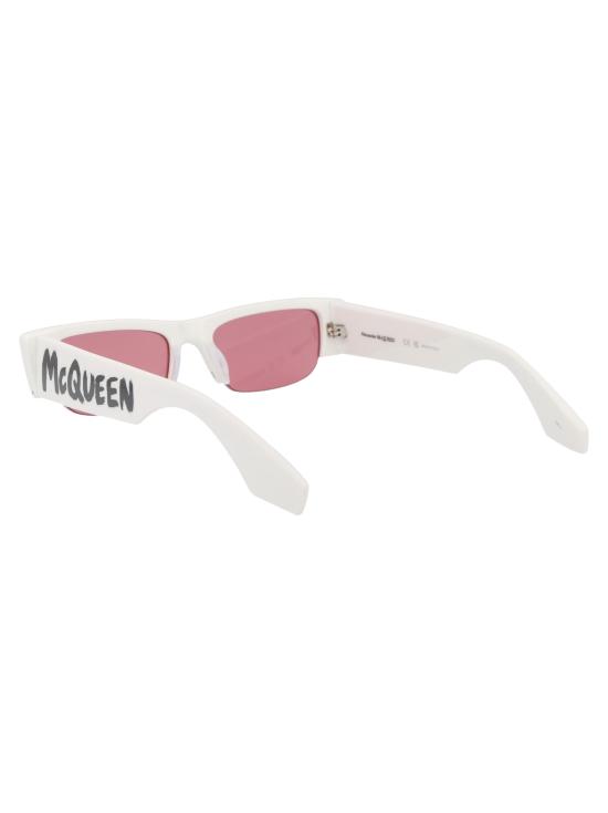 25FW 알렉산더 맥퀸 선글라스 AM0404S 005 white - ALEXANDER MCQUEEN