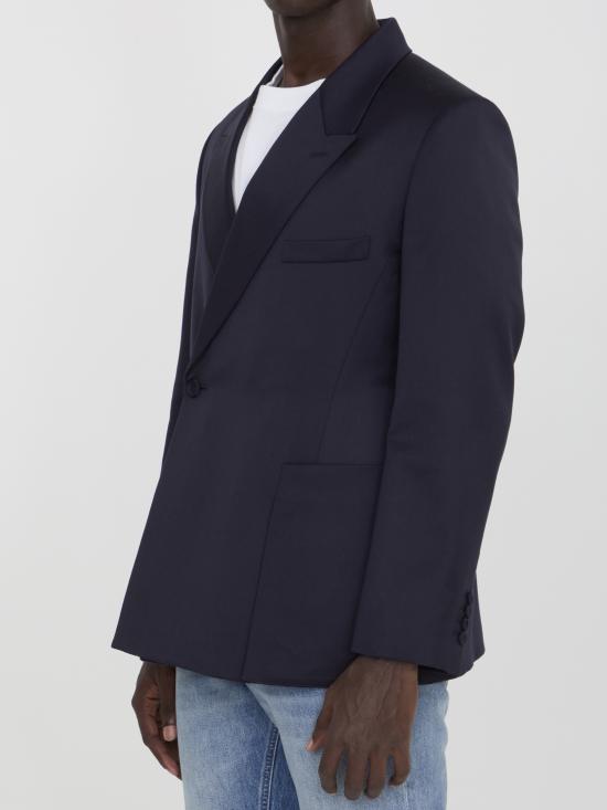  디올 수트 자켓 443C272 BLUE - DIOR