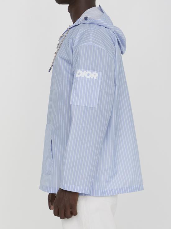  크리스챤디올 후드 티셔츠 483C623 LIGHT BLUE - DIOR