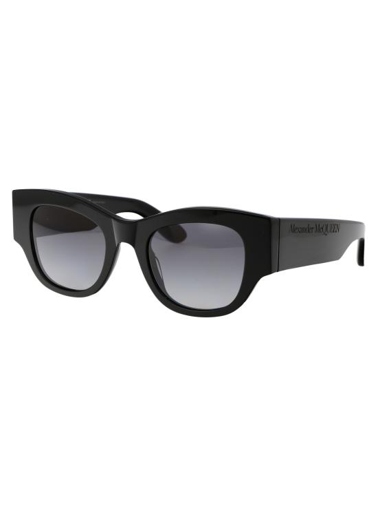 25FW 알렉산더 맥퀸 선글라스 AM0420S 001 black - ALEXANDER MCQUEEN