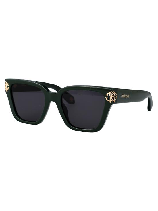 25FW 로베르토 카발리 선글라스 SRC066M 0D80 green - ROBERTO CAVALLI