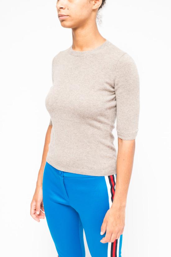 25FW 라 로즈 스웨터 GDC22805C 20629 GRIGIO MELANGE - LA ROSE