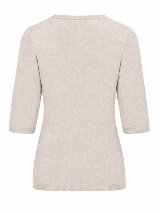 25FW 라 로즈 스웨터 GDC22805C 20629 GRIGIO MELANGE - LA ROSE