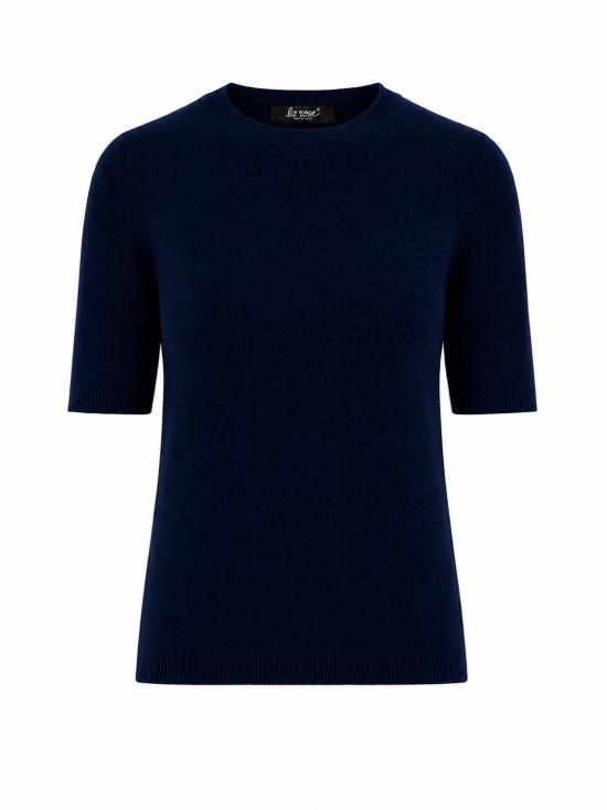 25FW 라 로즈 스웨터 GDC22805C 20102 BLUE NAVY