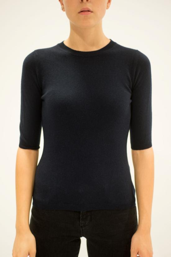 25FW 라 로즈 스웨터 GDC22805C 20102 BLUE NAVY