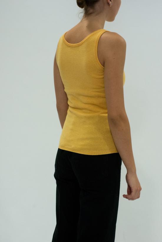 25FW 라 로즈 민소매 티셔츠 GDC22806C 22342 OCRA - LA ROSE