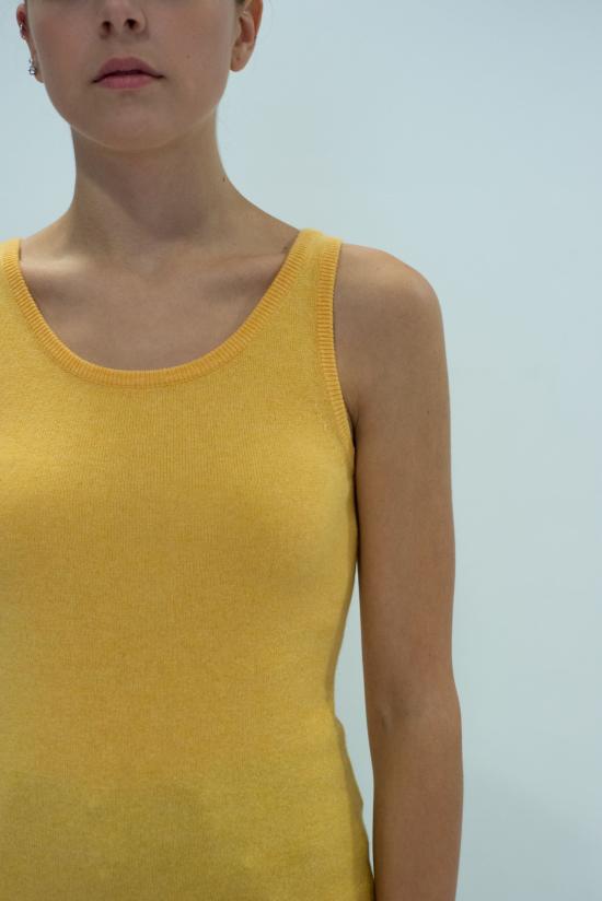 25FW 라 로즈 민소매 티셔츠 GDC22806C 22342 OCRA - LA ROSE