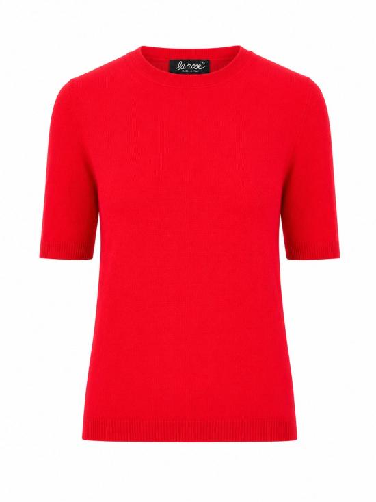 25FW 라 로즈 스웨터 GDC22805C 40063 ROSSO