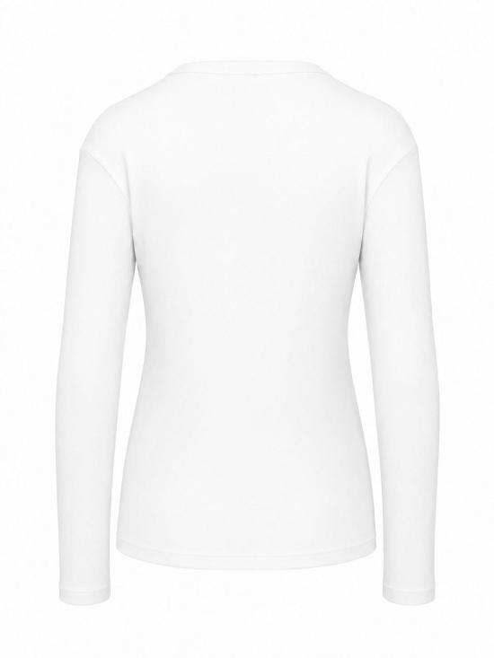 26FW 라 로즈 긴팔 티셔츠 TS001008LISCIO WHITE - LA ROSE