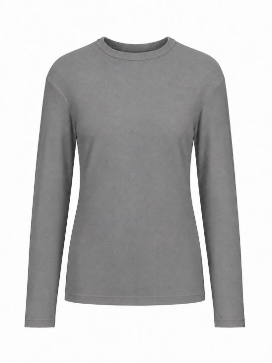 26FW 라 로즈 긴팔 티셔츠 TS001008LISCIO GREY